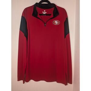 Fanatics San Francisco 49ers Men's Quarter Zip Pullover XL